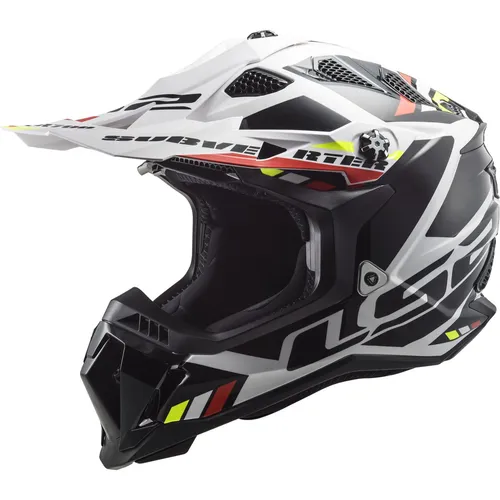 LS2 Offroad Cross Helm S - Subverter Evo II 2 Stomp MX700 - weiß-schwarz