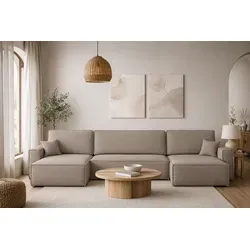 Kaiser Möbel Ecksofa BEST U XL mit Schlaffunktion