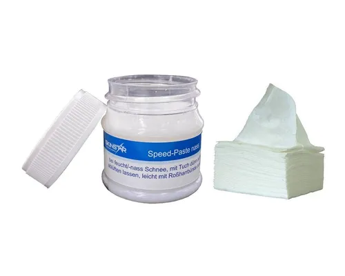 SKINSTAR Speed Paste Skiwax 30g – Hochleistungswachs für Skifahrer - SKINSTAR Speed Paste Skiwax sorgt für optimalen Gleiteigenschaften beim Skifahren. Ideal für alle Schneearten und einfach anzuwenden. Perfekt für sportliche Herausforderungen auf der Piste.