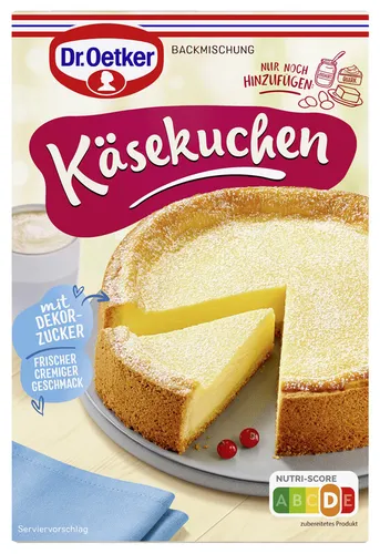 Dr. Oetker Käsekuchen Backmischung 580g von Dr. Oetker