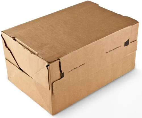 COLOMPAC Versandkarton Versandkarton Returnbox 336x242x140mm braun