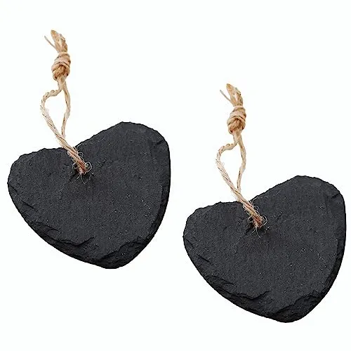 Pflanzenschilder 2x4er Set Schiefer zum Beschriften Kräuterschilder Kräuterstecker (2, 4er Satz Schieferstecker)