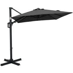 Gardissimo DAVID Alu Ampelschirm 210x210cm in grau von Gardissimo