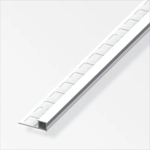 alfer Quadratprofil Aluminium eloxiert poliert chrom optik Quadratprofil
