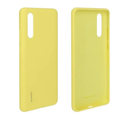 Huawei Handyhülle P30 Silikon Cover Case gelb von Huawei