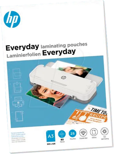HP EL9152 - Laminierfolien, DIN A3, 80 mic, 25 Stück