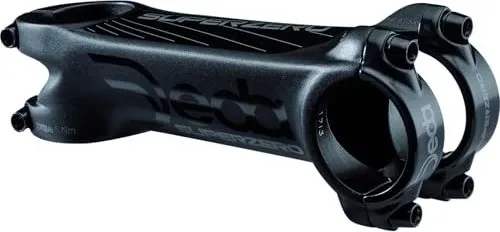 Deda Vorbau Superzero 90 mm - Hochwertiger Aluminium Vorbau - Sonstige Fahrradteile mit 90 mm Länge, 82° Winkel und 31,8 mm Lenkerklemmung. Ideal für präzise Kontrolle und Stabilität beim Fahren.