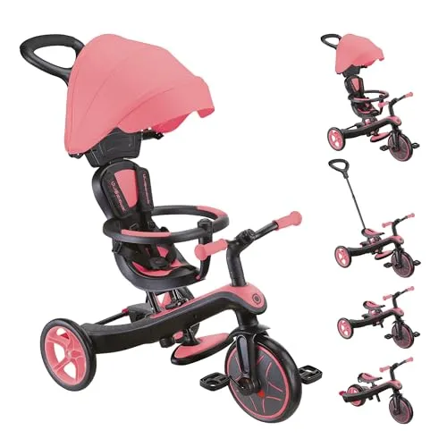 GLOBBER Explorer Trike 4in1 Pro in Coral Pink von Globber