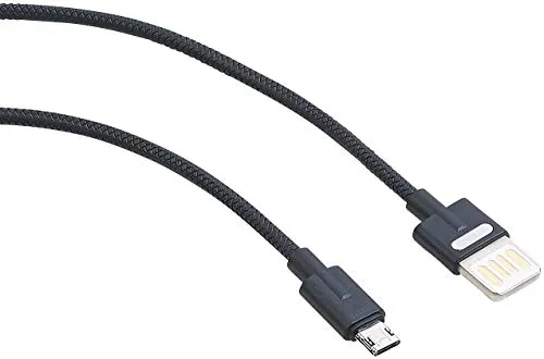 Callstel Ladekabel Kompatibel mit Samsung S7: Lade- & Datenkabel USB auf Micro-USB, zweiseitige Stecker, 100 cm (Kompatibel mit Samsung S7 Ladekabel Typ, Micro, Festplatten Adapter)