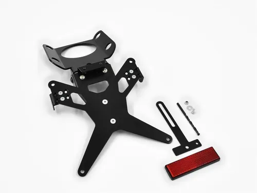 ZIEGER Kennzeichenhalter für Benelli TnT 1130 (2004-2015) - Robuste Kennzeichenhalterung aus pulverbeschichtetem Metall, speziell für Straßenmotorräder, inklusive Montagezubehör und 1 Jahr Herstellergarantie. Ideal für Tuning und Styling.