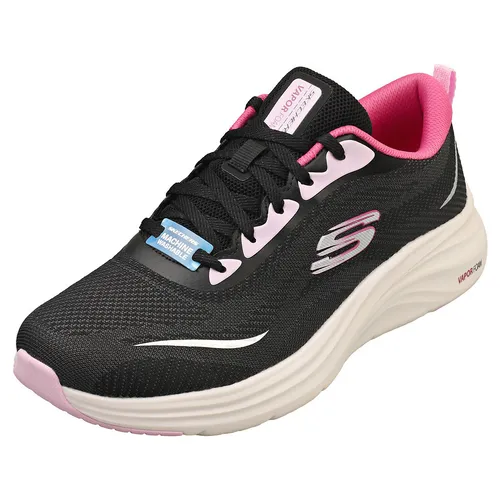 Skechers Vapor Foam Smooth Ride Vegan Damen Sneaker - 38 EU - Sneaker für Damen in Black Multicolour, leicht und vegan, ideal für den Alltag und komfortables Gehen.