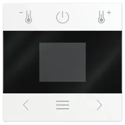 Busch-Jaeger 1794 MDRT-914 Zentralscheibe für Raumtemperaturregler mit Display, Bluetooth, Busch-Flextronics , alpinweiß glänzend, Busch-balance SI