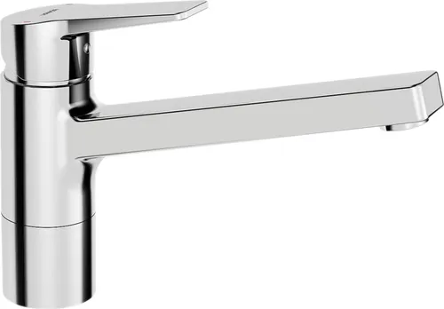 Hansa Hansatwist Spültisch-Einhand-Einlochbatterie - Armatur mit Rapid-Montagesystem, ideal für offene Heißwasserbereiter, bietet eine komfortable Ausladung von 199 mm