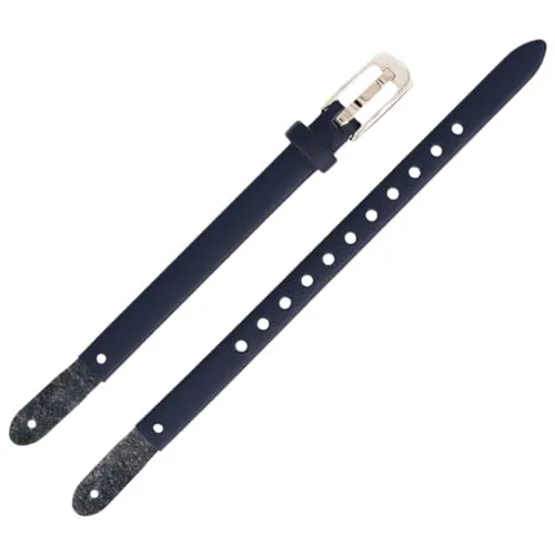 Fossil Uhrenarmband 08mm Leder Blau von Fossil