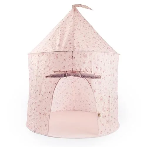 Bieco Kinderzelt Pop up Dreamy Flowers – Spielzelt für kleine Prinzessinnen - Hochwertiges Pop-Up Spielzelt mit robustem Material und einfacher Handhabung. Ideal für drinnen und draußen, fördert fantasievolles Spielen und Rückzugsmöglichkeiten.