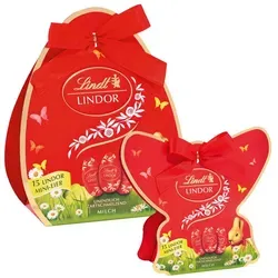 LINDT Schokolade, Lindt Lindor kleines Oster Geschenk Mini Schokoladen Eier Milch 67g