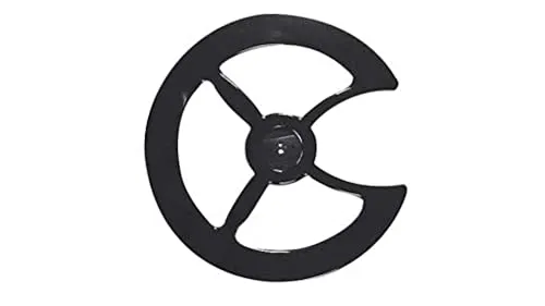 Asista Unisex – Erwachsene Kettenrad-Abdeckung, Schwarz, 42 Zähne