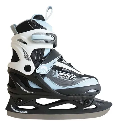 Best Sporting Schlittschuhe Verstellbare Schlittschuhe - In Schwarz/Blau, Größe 34-37