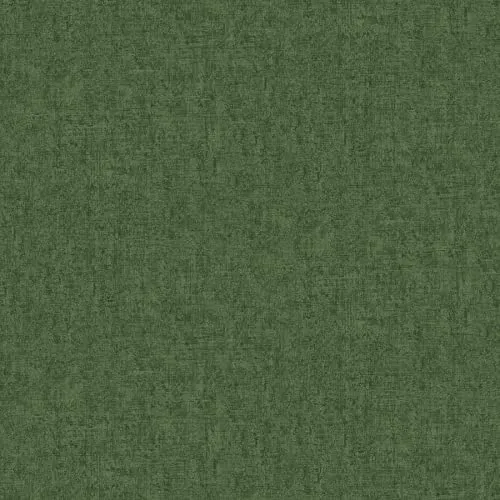 A.S. Création Vliestapete Greenery Tapete Uni Vintage Optik 10,05 m x 0,53 m Made in Germany 373347 37334-7 Dunkelgrün