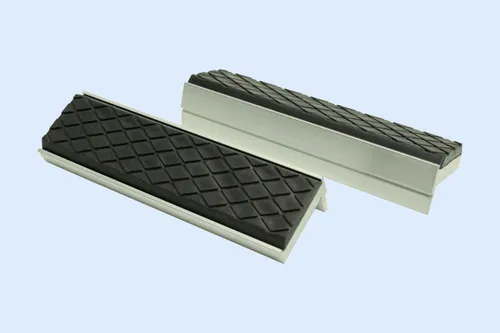 Schraubstock 1 Paar Alu/Gummi Schonbacken 125 mm mit Magnet Schutzbacken