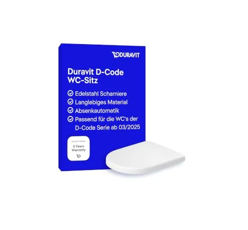 Duravit D-Code WC-Sitz mit Absenkautomatik von Duravit