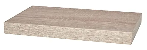 levandeo Wandboard Bobby Sonoma Eiche 40cm - Hochwertiges Wandregal - Wandboard Bobby in Sonoma Eiche – Made in Germany. Einfache Montage mit Schablone, ideal für stilvolle Akzente in jedem Raum. Maße: 40cm lang, 22,5cm tief. Robuste Qualität für langanhaltende Freude.