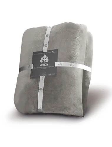 Irisette Wohndecke Relax 8900 - Bettdecken - Kuschelige, pflegeleichte Wohndecke in schiefer Farbe, ideal für gemütliche Abende auf der Couch.