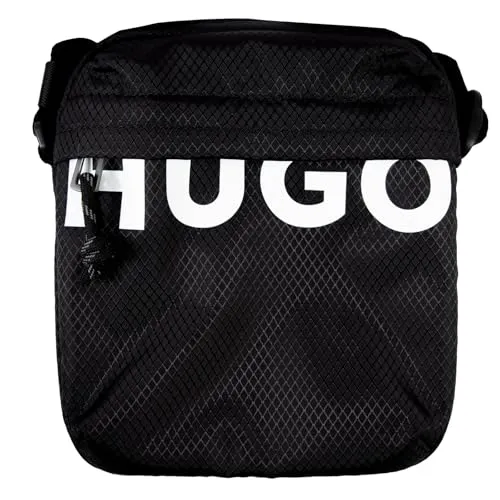 HUGO Shaun NS Umhängetasche black - Stilvoll und praktisch - Ranzen, Taschen & Rucksäcke - Unisex Umhängetasche aus hochwertigem Polyester mit kompakten Maßen für den täglichen Gebrauch.