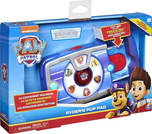 PAW Patrol - Interaktives Pup Pad von Ryder - Elektronisches Spielzeug mit 14 Sounds, ideal für kreative PAW Patrol-Abenteuer und Rollenspiele für Kinder ab 3 Jahren.