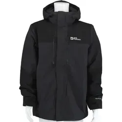 Jack Wolfskin Herren Jasper 3in1 Jkt M - Vielseitige Funktionsjacke in Phantom - Funktionsjacke mit 3-in-1-System, isolierender Innenjacke und verstellbarer Kapuze, ideal für wechselhaftes Wetter und Outdoor-Aktivitäten.