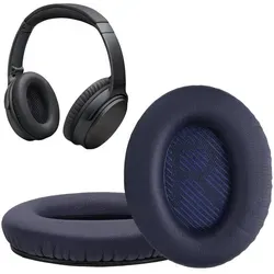 kwmobile 2x Ohr Polster für Bose Quietcomfort 35 35II 25 15 / QC35 QC35II QC25 QC15 Ohrpolster - Ersatz Ohrpolster - Kopfhörer Ersatzteile - Kopf... - Dunkelblau