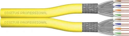 Digitus Netzwerkkabel DK-1743-A-VH-D-1, Cat 7A, 10Gbit/s, 100m - Multimedia Netzwerk Verlegekabel, ideal für schnelle Datenübertragungen bis 10 Gbit/s mit einer Frequenz von 1500 MHz und flammwidrigem LSZH-Mantel.