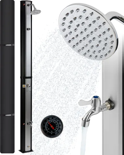 Arebos Solardusche 35 Liter – Umweltfreundlich und mit Thermometer