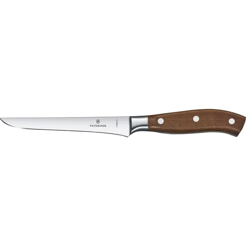 VICTORINOX GRAND MAITRE WOOD AUSBEINMESSER 15 cm - Küchenmesser mit 15 cm Klinge aus hochwertigem Edelstahl, ergonomischer Holzgriff und lebenslanger Herstellergarantie – ideal für präzises Ausbeinen.