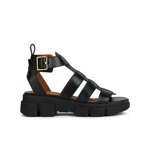Geox Damen Klassische Sandalen D45PSB 00043 C9999 - Schwarz, Größe 40 - Klassische Sandalen mit innovativer RESPIRA™ Technologie für Atmungsaktivität und hohen Komfort. Ideal für stilbewusste Damen, die Wert auf Qualität und Design legen.
