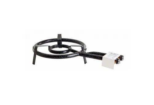 PaellaWorld Gasbrenner mit 2 Brennringen - Grill mit 9,8 kW Leistung und stufenlos einstellbaren Brennringen, ideal für Paella Pfannen, Grillplatten und Woks.