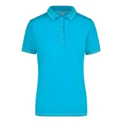 Ladies' Elastic Polo - Hochwertiges Poloshirt mit Kontraststreifen - Herren-Shirts: Weiches Poloshirt aus Elastic-Single-Jersey mit schmalem Kontraststreifen, ideal für einen sportlichen Look und hohen Tragekomfort.