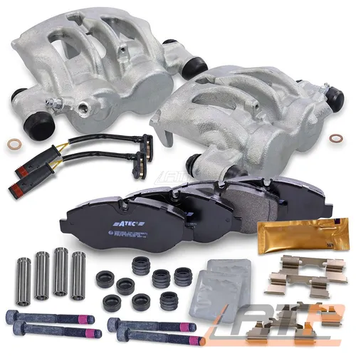 2x BREMSSATTEL + BREMSBELÄGE + ZUBEHÖR + WARNKONTAKT MB SPRINTER FÜR VW CRAFTER