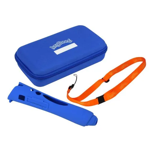 Franklin Lernspielzeug Anybook Zubehör-Set - 3-teiliges Set für Anybook Audiostift, inkl. Silikoschutz, Lanyard und CarryCase in Blau