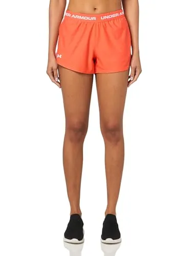 Under Armour TECH Play UP Shorts FIRE in orange von Under Armour