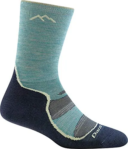 Darn Tough Micro Crew Light Cushion Sock - Women's in türkis von Darn Tough