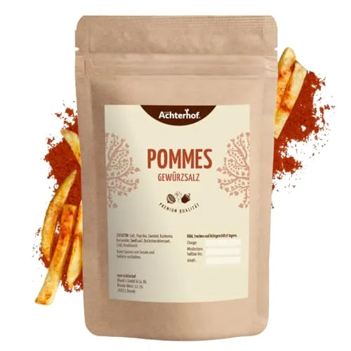 Pommes-Gewürz-Salz ohne Glutamat 100 g Pommesgewürz natürlich vom-Achterhof
