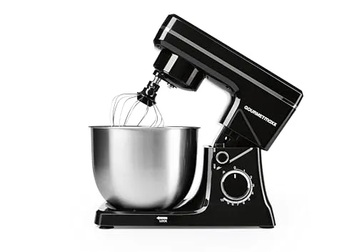 GOURMETmaxx 3in1-Küchenmaschine 5L Edelstahl-Rührschüssel