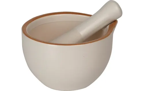 Maxwell & Williams Mörser Küchen Mörser mit Stößel 10 cm, Porzellan klein Mörser & Stössel, (2-tlg), Zerkleinerer Schälchen Mörsen für Kräuter Gewürze Salz Tabletten