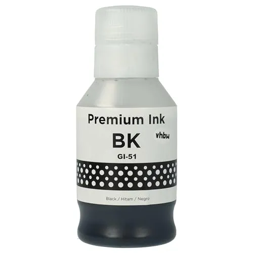 vhbw Nachfülltinte kompatibel mit Canon Pixma G 1420, G 1460, G 2420, G 2460, G 2470, G 3420, G 3460 Drucker - Refilltinte Dye Schwarz
