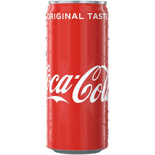Coca Cola Getränkedose 330ml - Erfrischendes koffeinhaltiges Softdrink, ideal für unterwegs oder als Durstlöscher. Genießen Sie den unverwechselbaren Cola-Geschmack!