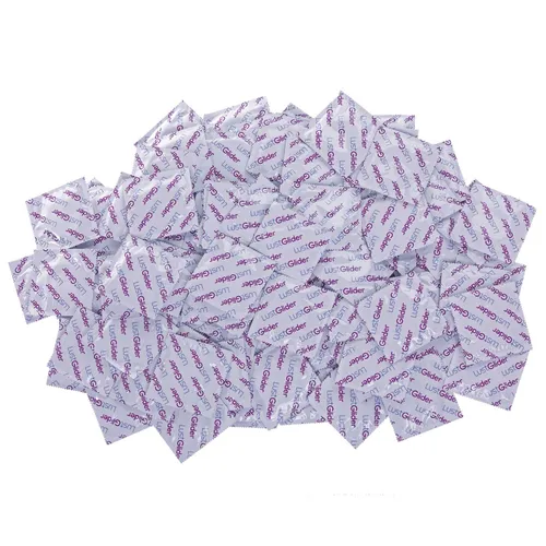 LustGlider Kondome Condome Classic  glatt  100 St.  53 mm beschichtet Reservoir.