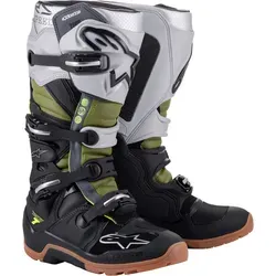 Alpinestars Tech 7 Enduro Stiefel - Motorradstiefel mit wasserbeständigem Mikrofasermaterial und innovativem Schnallensystem für perfekten Halt und Komfort beim Enduro-Fahren.