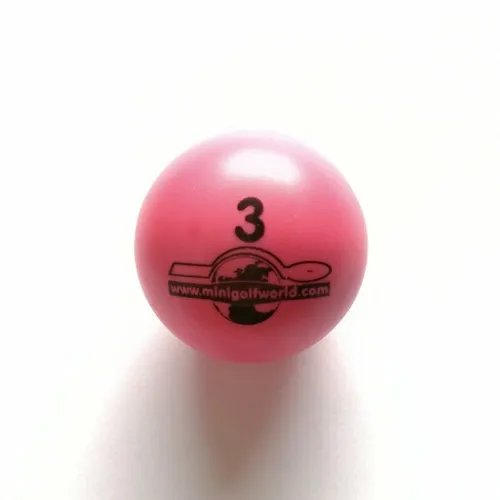 Minigolfball Nr. 3, Spezialball für Hobbyspieler