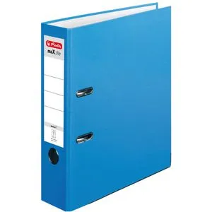 herlitz maX.file protect Ordner blau-acqua, 8,0 cm DIN A4 von herlitz